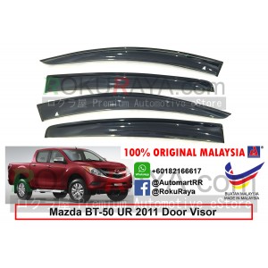 Mazda BT50 BT-50 UR (2nd Gen) 2011 AG Door Visor Air Press Wind Deflector (Big 12cm Width)